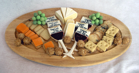 rent a winery cheese platter